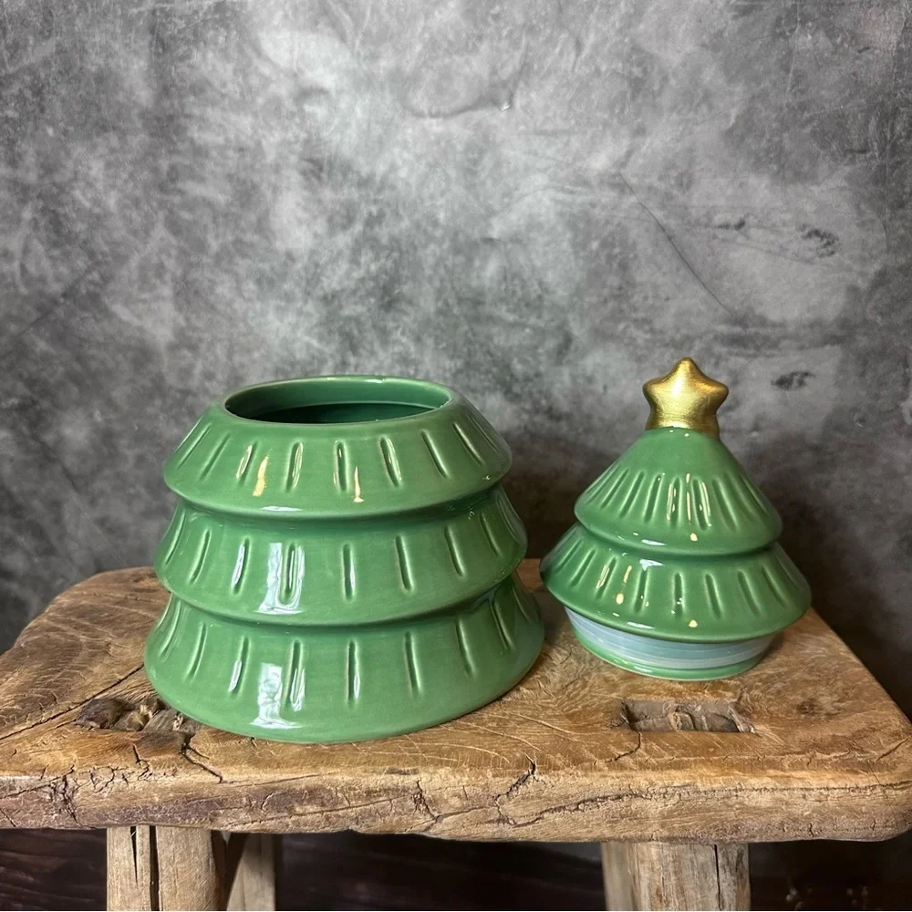 Target Bullseye 2023 Ceramic Christmas Tree Cookie Jar